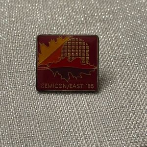 Semiconductor expo show Vintage tack pin ‘85